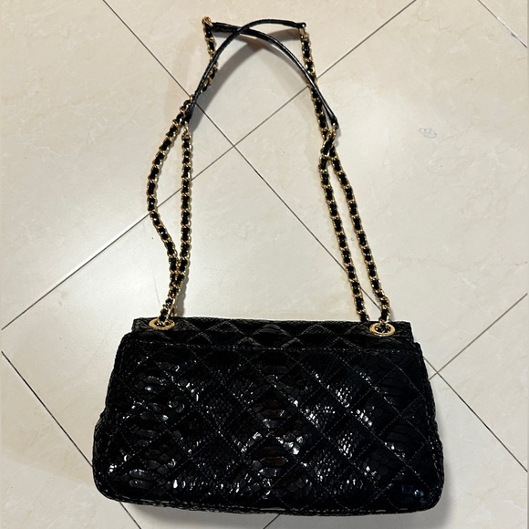 MICHAEL Michael Kors Women's Sloan Large Black Chain Shoulder Bag with dust bag - Picture 12 of 16